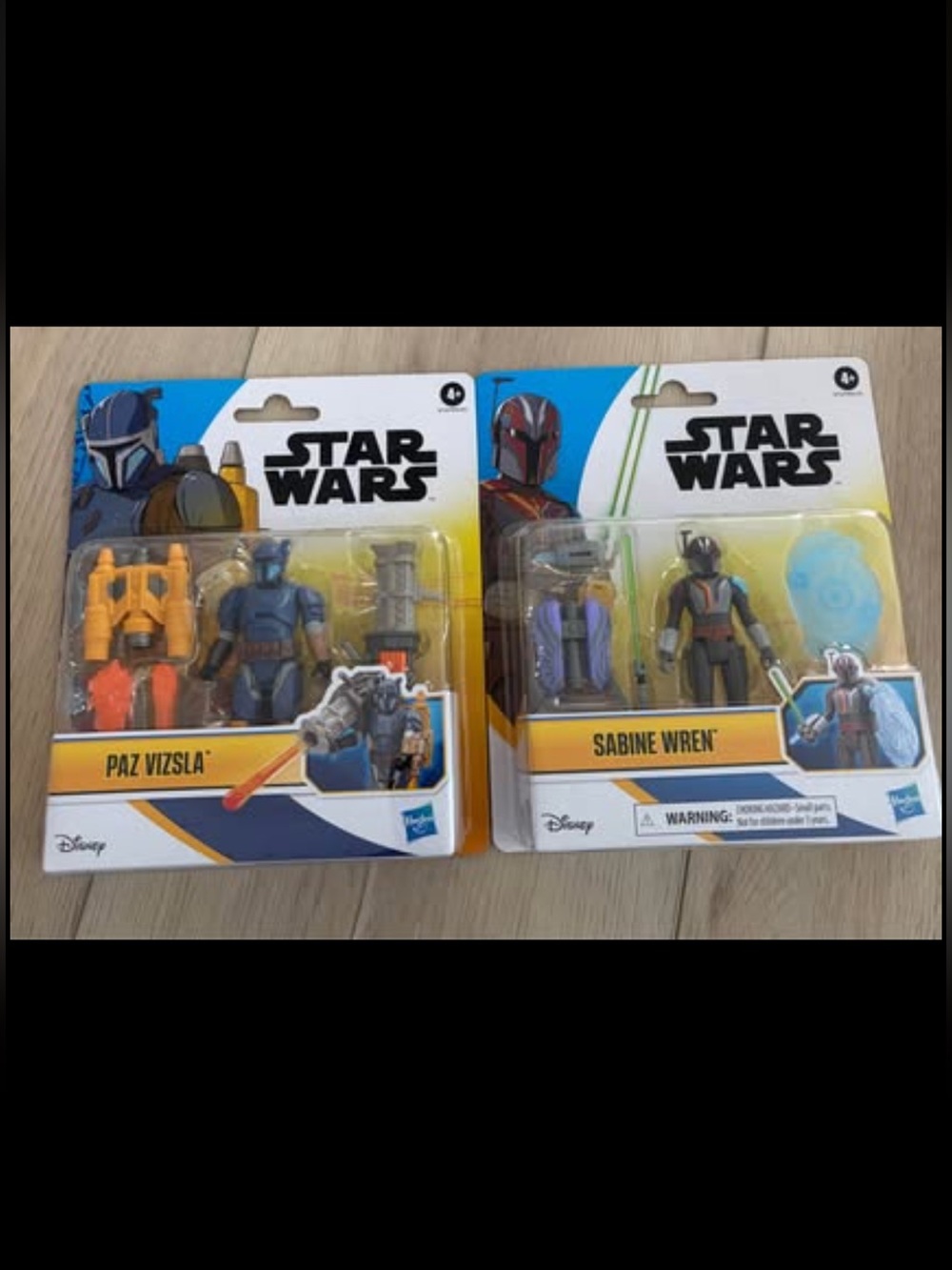 NEW Star Wars Paz Vizsla + Sabine Wren Action Figures – 2-Pack Bundle